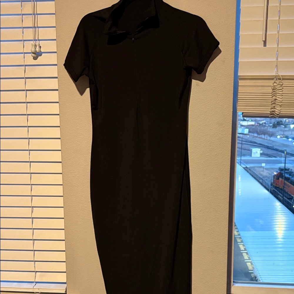 Nation LTD Elegant Black Midi Dress
